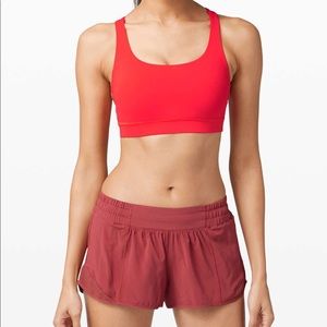 lululemon Energy Bra Carnation Red